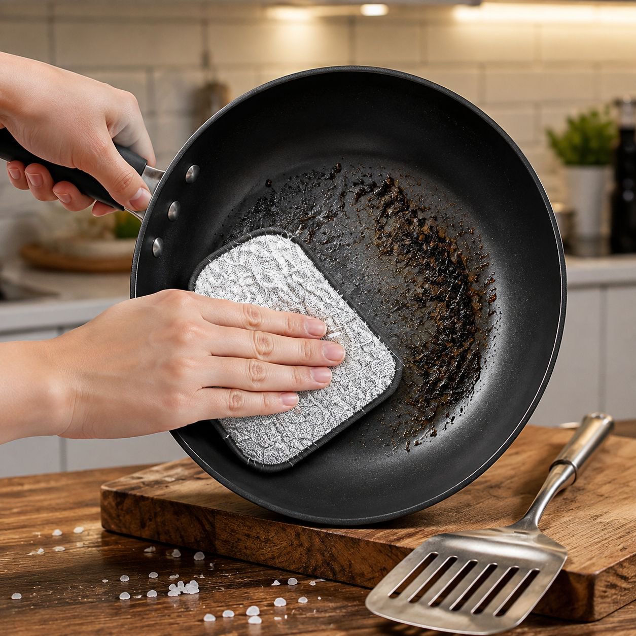 Double-layer Highly Absorbent Cleaning Rag for Heavy Kitchen Oil and Stain, Dishwasher Compatible
