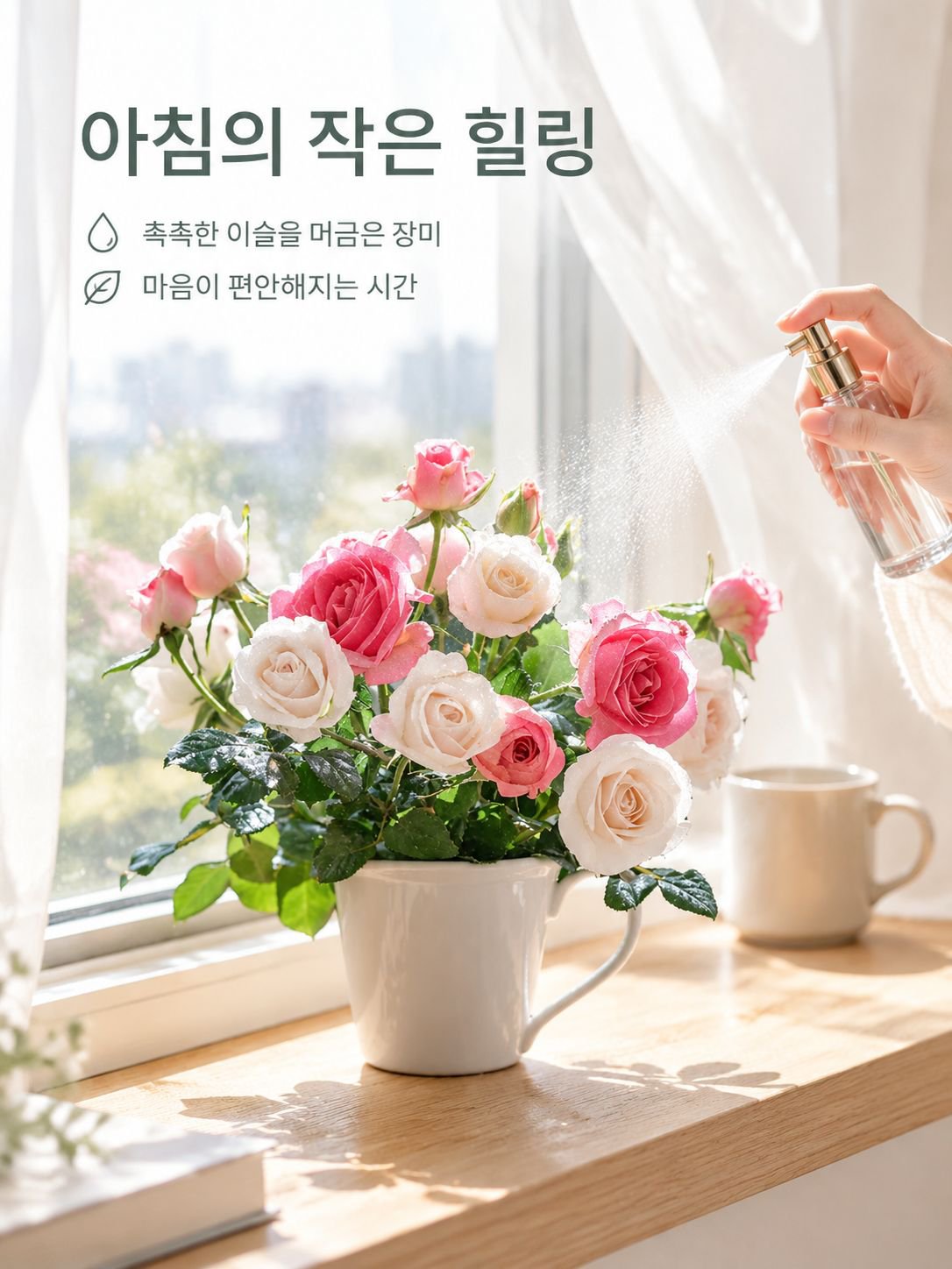 이중 꽃잎 장미