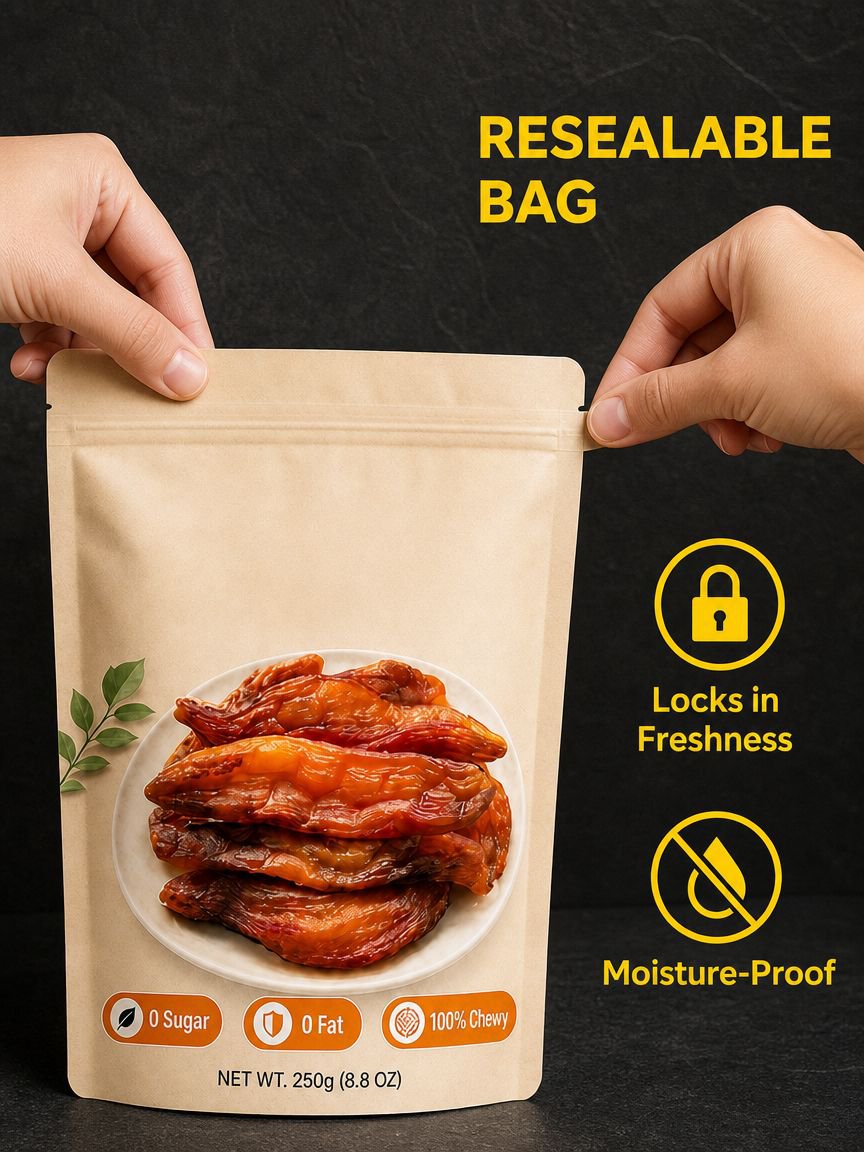 Fresh and natural steamed sweet potato snack pack