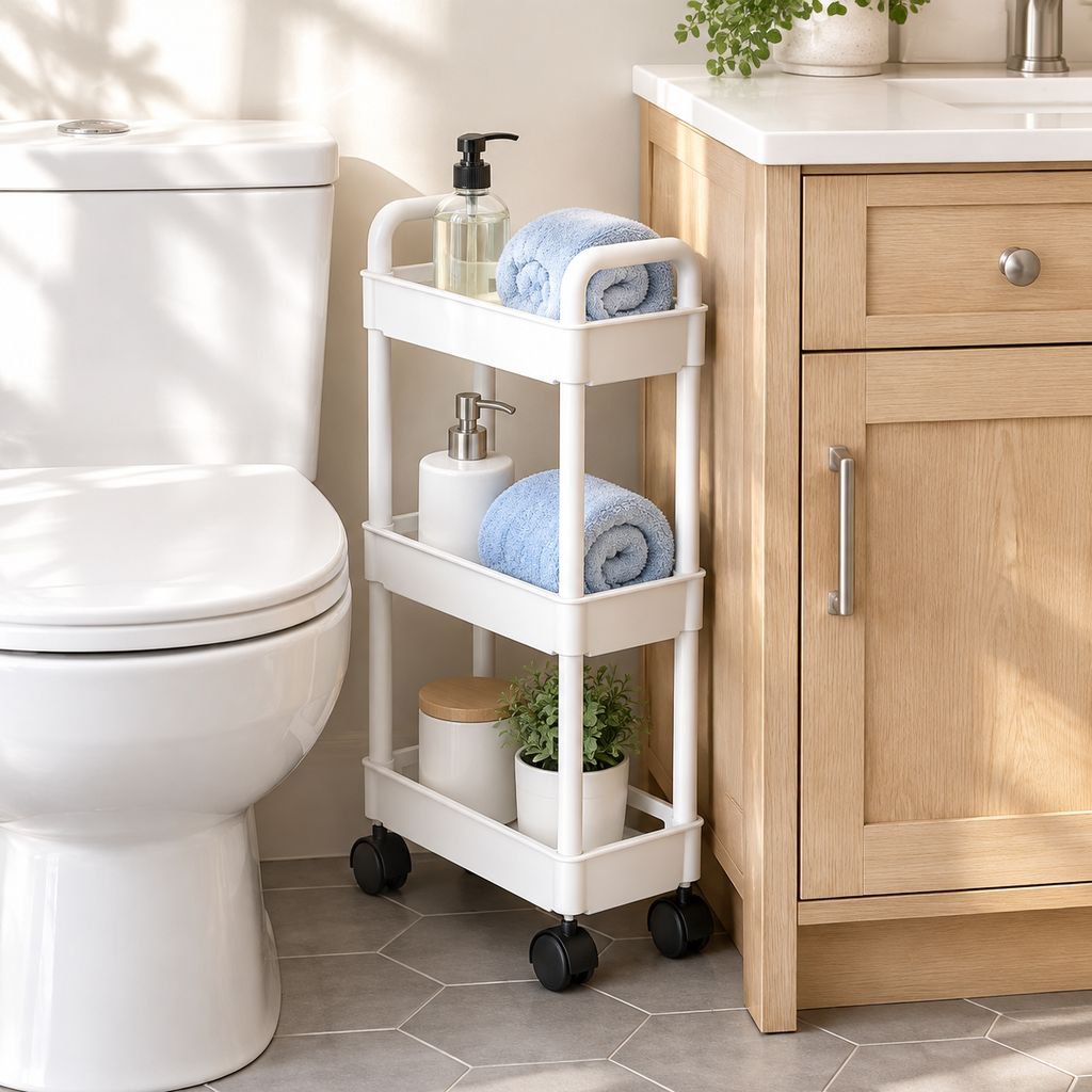 Household Trolley Narrow Gap Storage Rack Multi-layer Removable Organizer