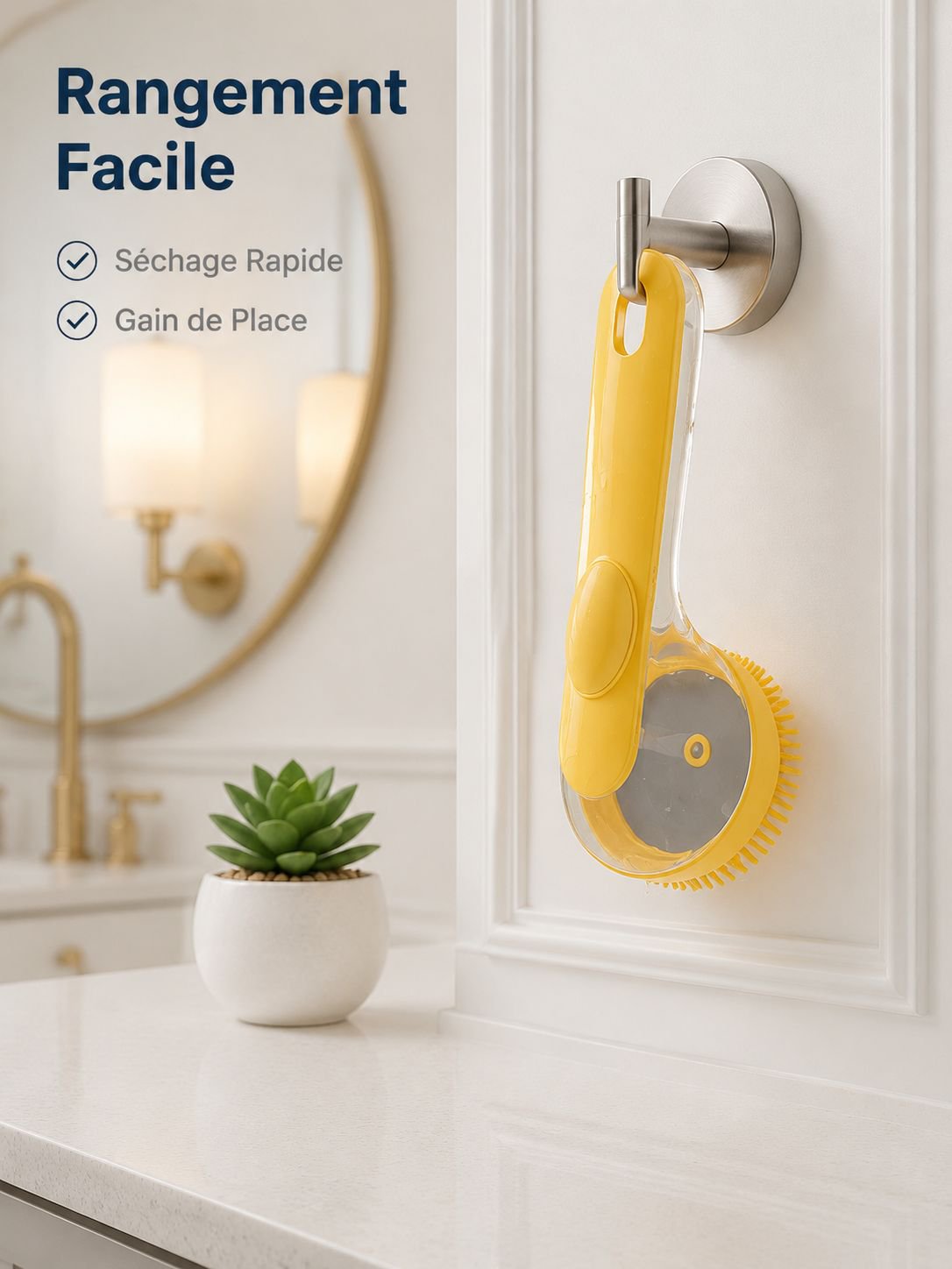 Brosse de nettoyage liquide multifonctionnelle pour shampoing