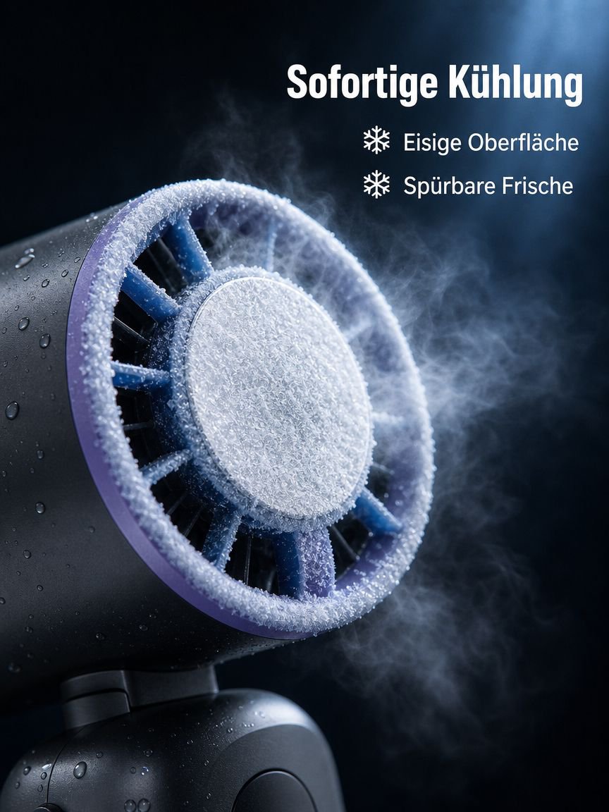 Tragbarer Handventilator für den Außenbereich, um den Hals hängender Ventilator