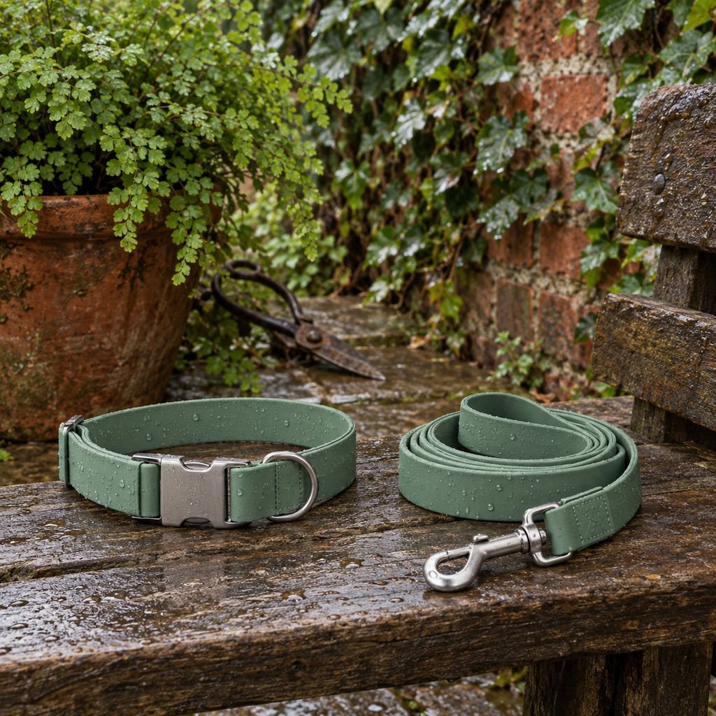 PVC Dog Collar Leash D-Ring Buckle