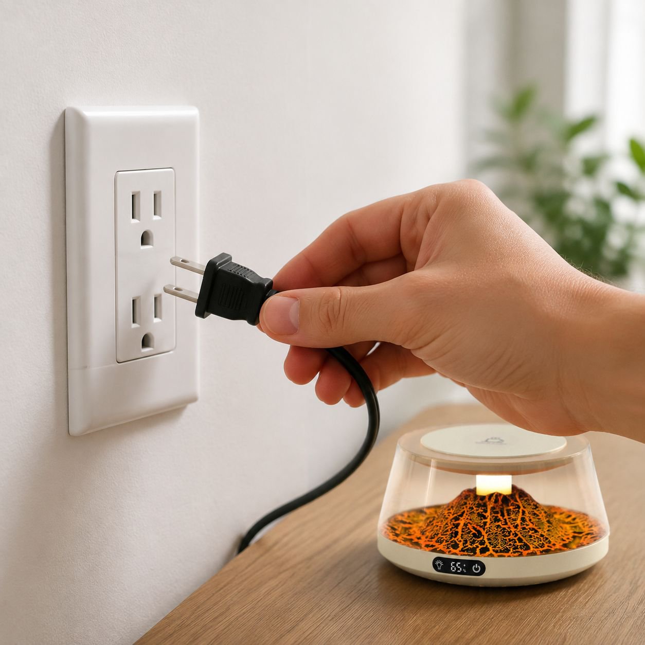 Easy-to-use button control cup warmer