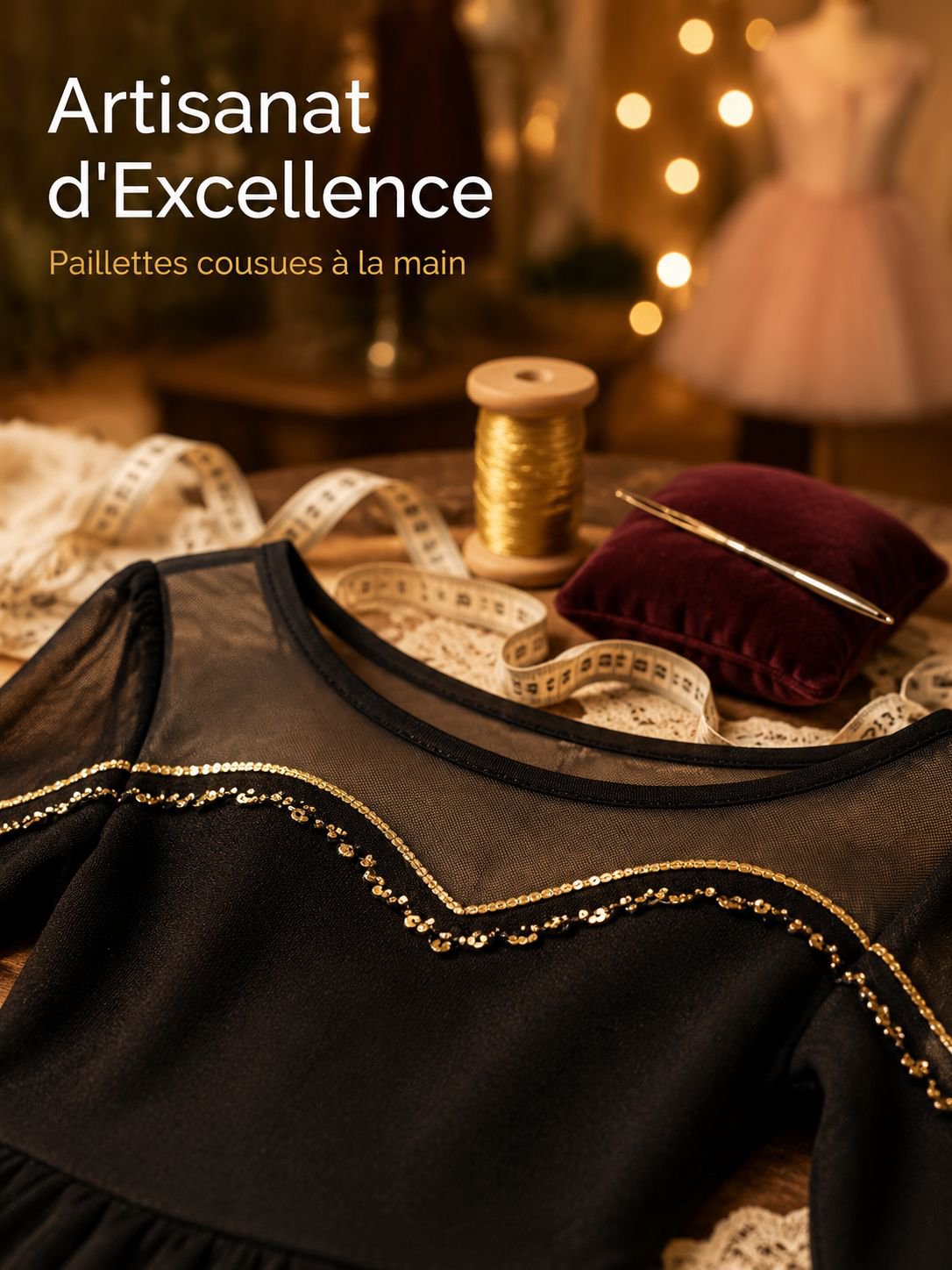Costume de ballet pour fille adapté aux spectacles