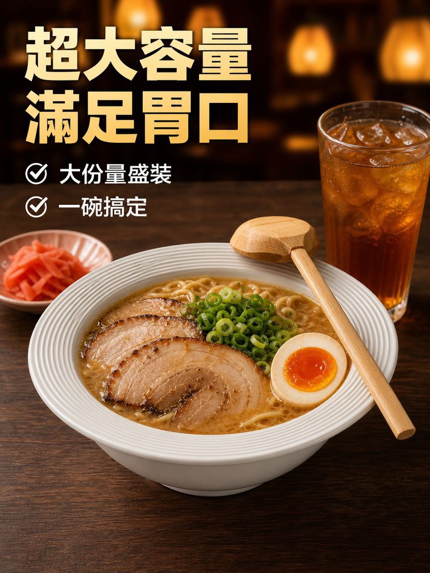 大容量深口陶瓷碗