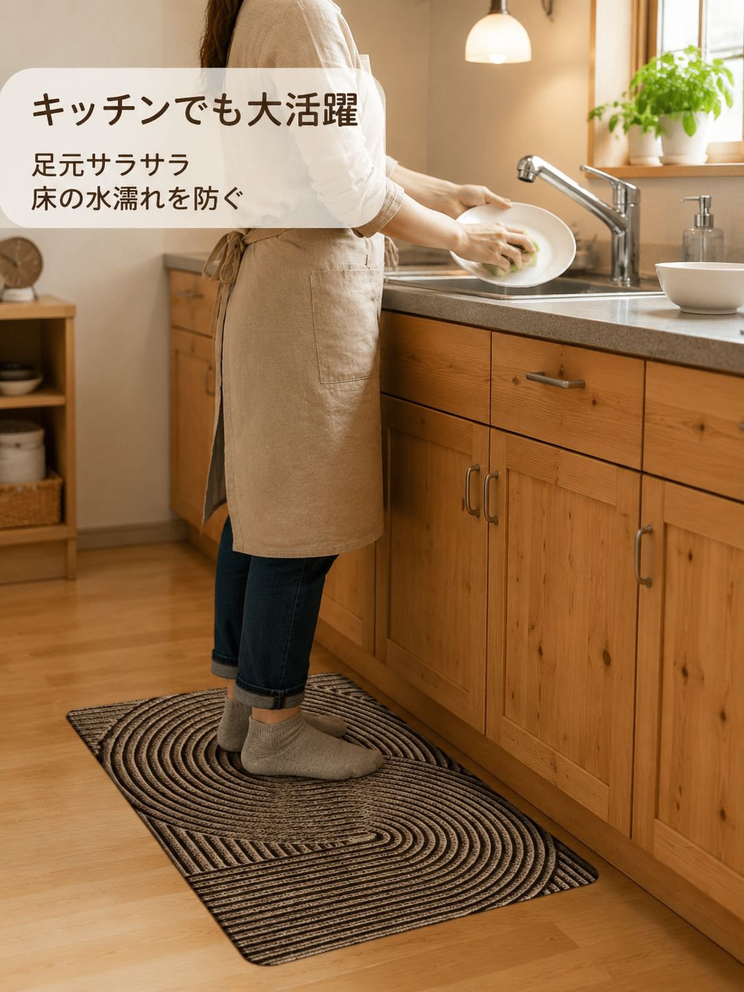滑り止め加工のフロアマット