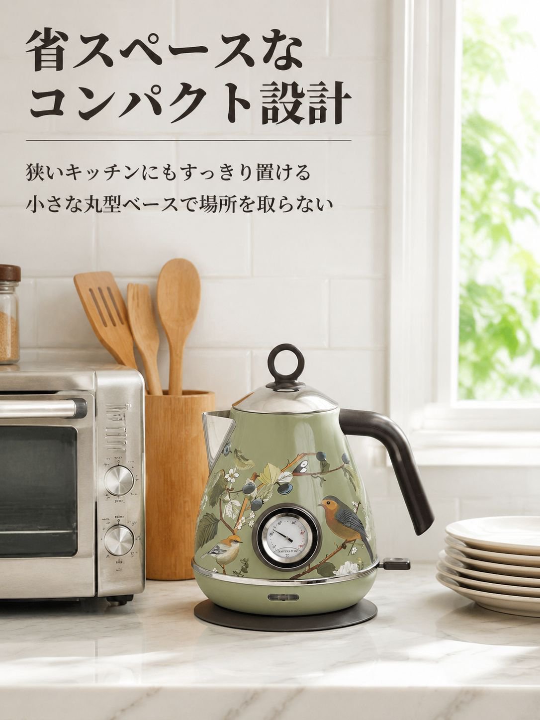 ディスプレイ付き豪華レトロ装飾ティーポット 型番ZL