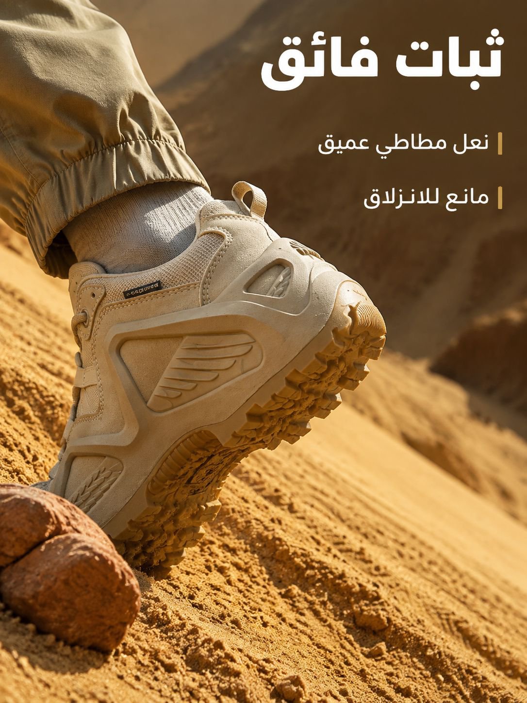حذاء تسلق الجبال بمقدمة واسعة وخفيف للغاية ومضاد للانزلاق ومقاوم للاهتراء