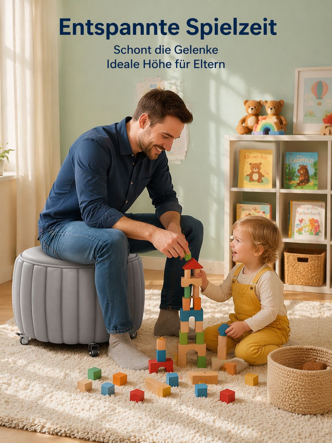 Drehbarer Kürbishocker