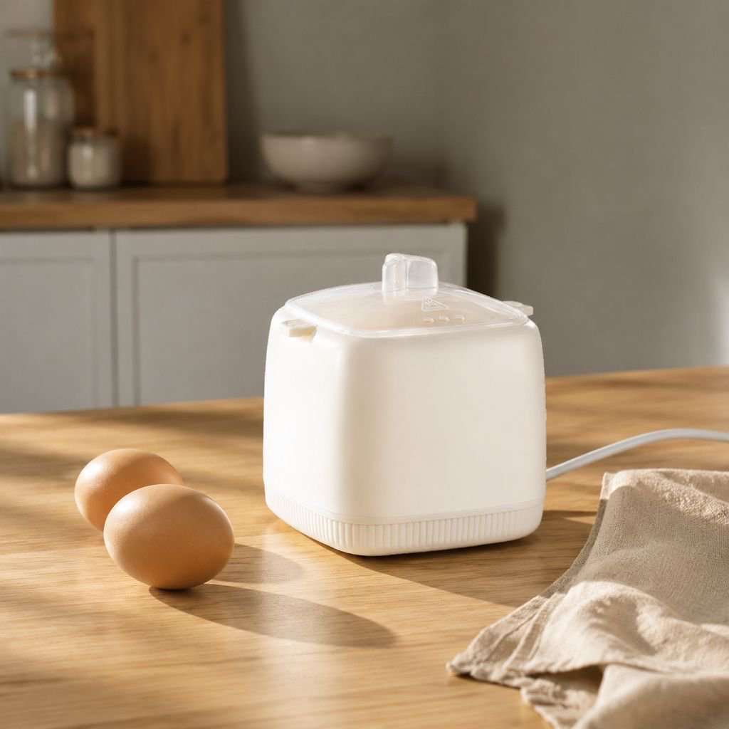 Kleine Eier-Dampfmaschine für Haushalt