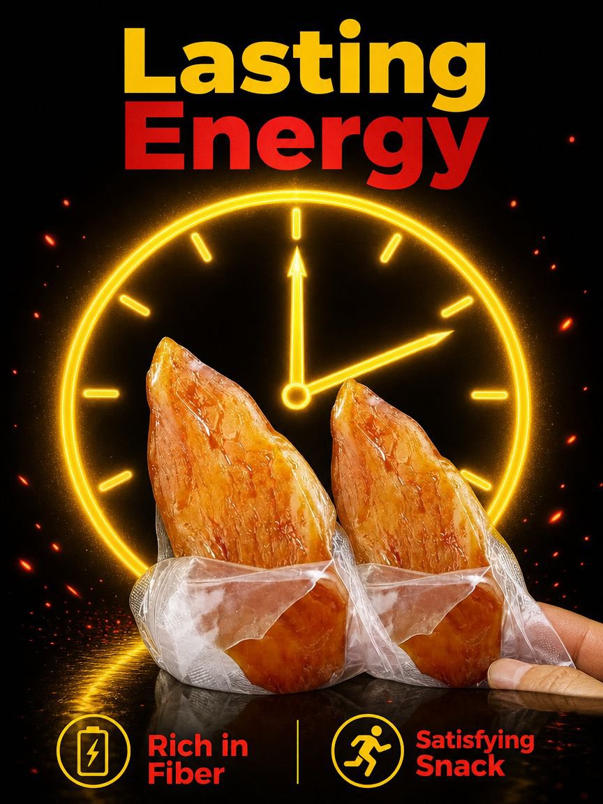 Low calorie sugar-free sweet potato snack for diet