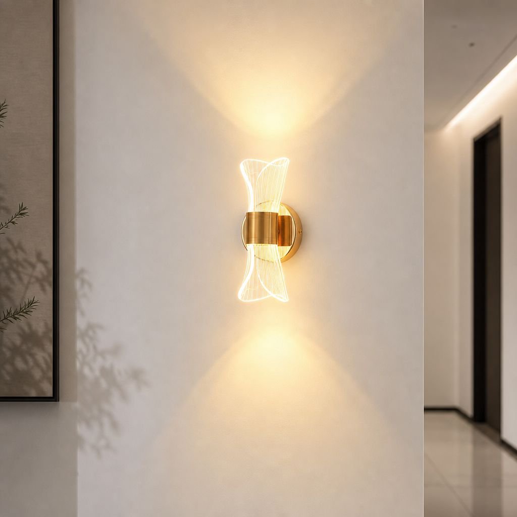 Super Bright Bedroom Bedside Wall Lamp Nordic Minimalist Aisle Lighting Fixture