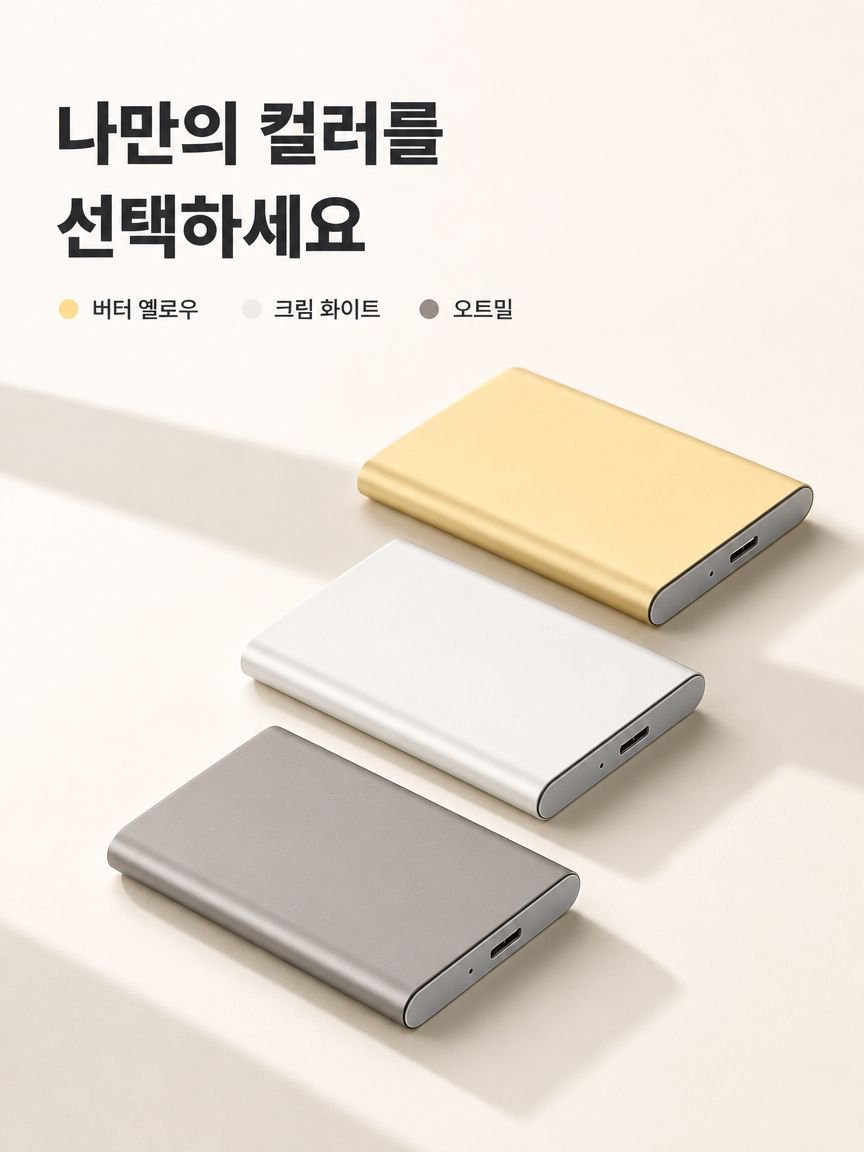 극초박형 고속 SSD 제품 이미지