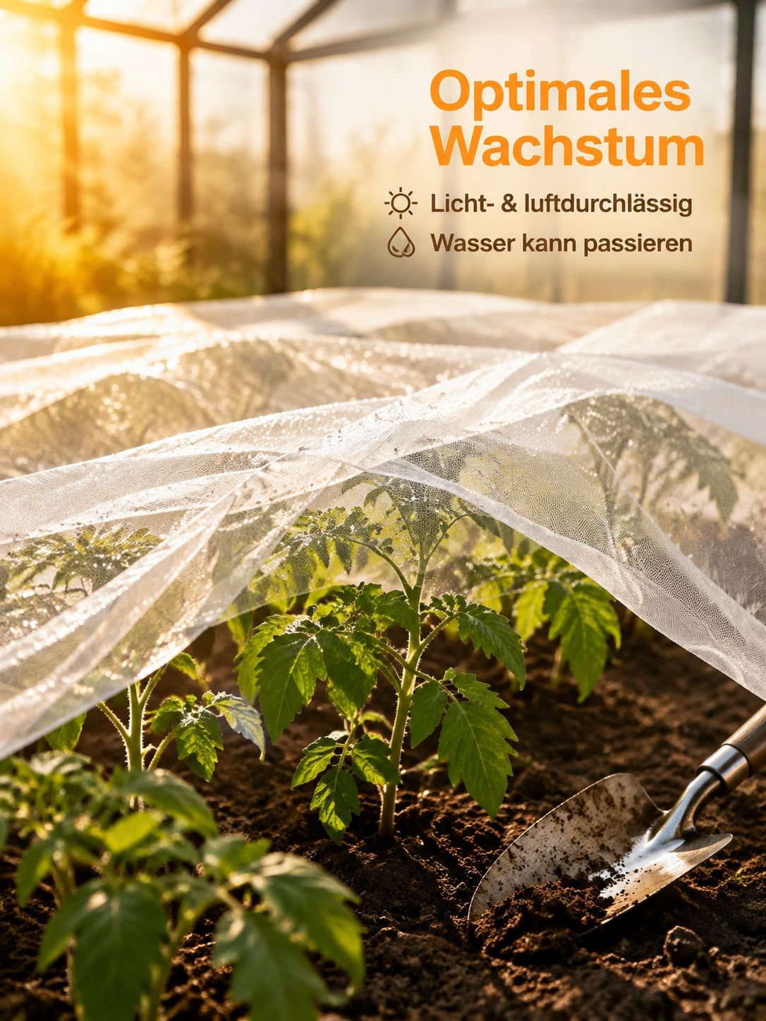 Insektensicheres Gewächshausnetz für Gemüsegärten, Gartenbau, Wärmeschutzgewächshäuser und Freilands