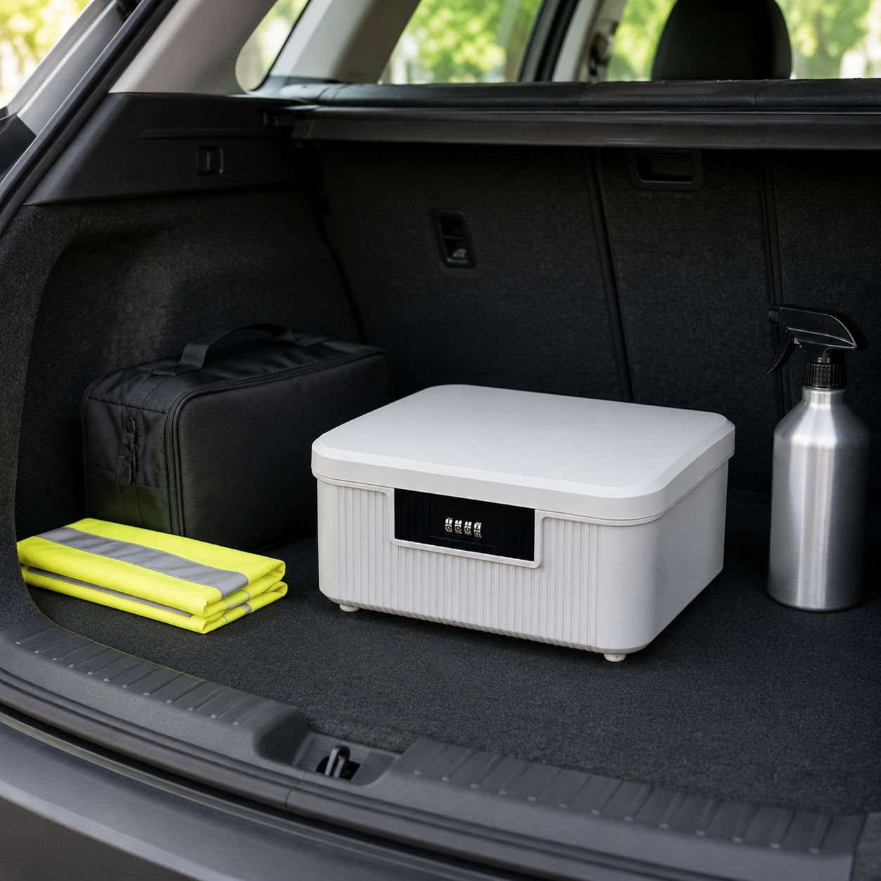 Durable password protected storage box