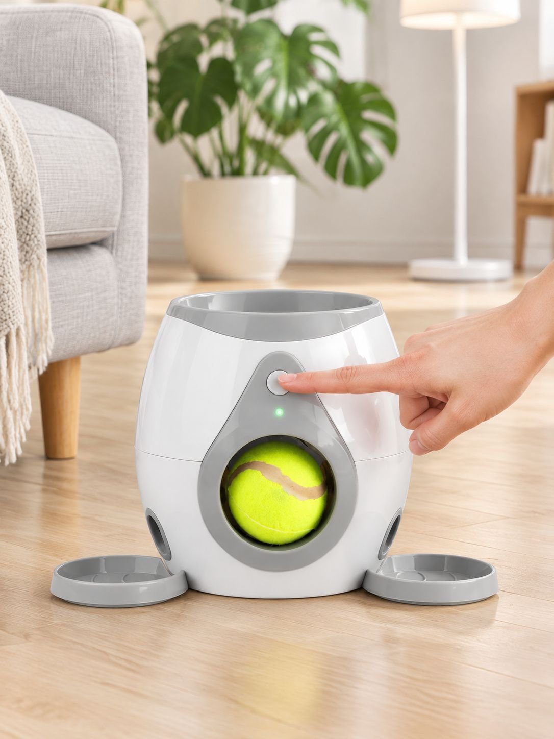 犬用インタラクティブおもちゃの使用イメージ