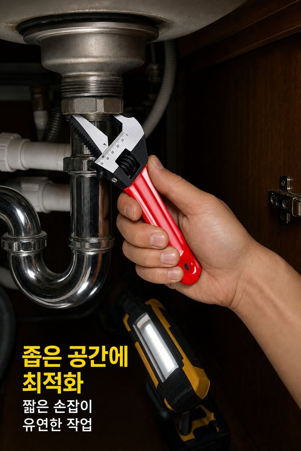전강 오버사이즈 오픈 숏핸들 렌치