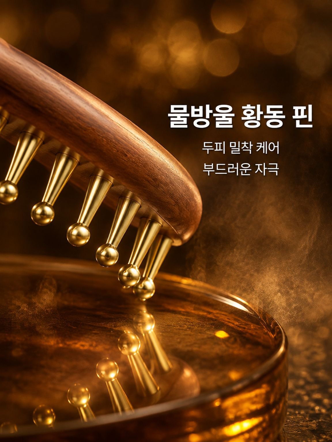 경락 마사지 브러쉬 빗