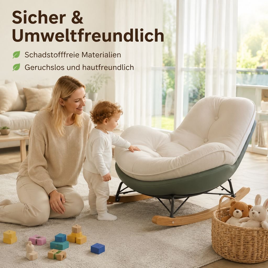 Gepolstertes Schaukelsofa