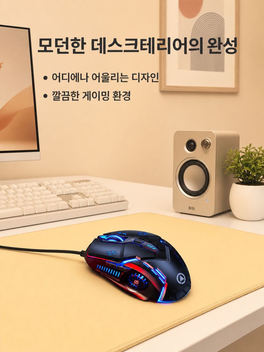 모던한 디자인과 화려한 라이트닝의 조합