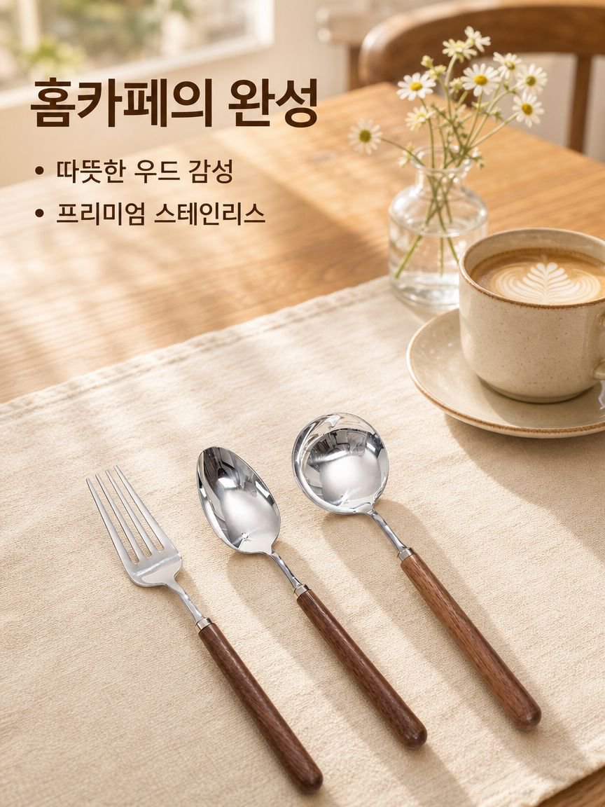 두꺼운 스테인리스 식사용 국자