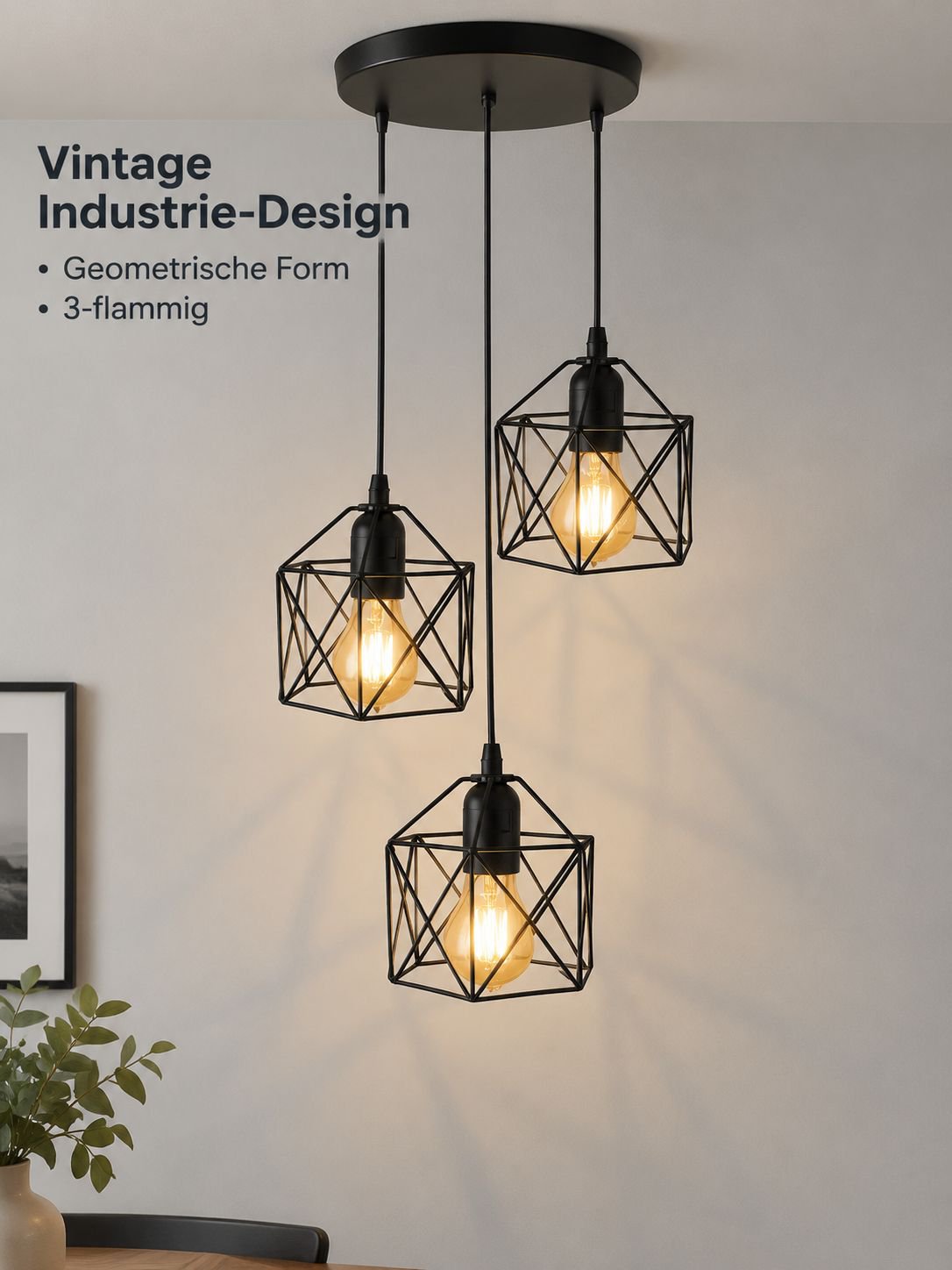 Metall Retro Licht