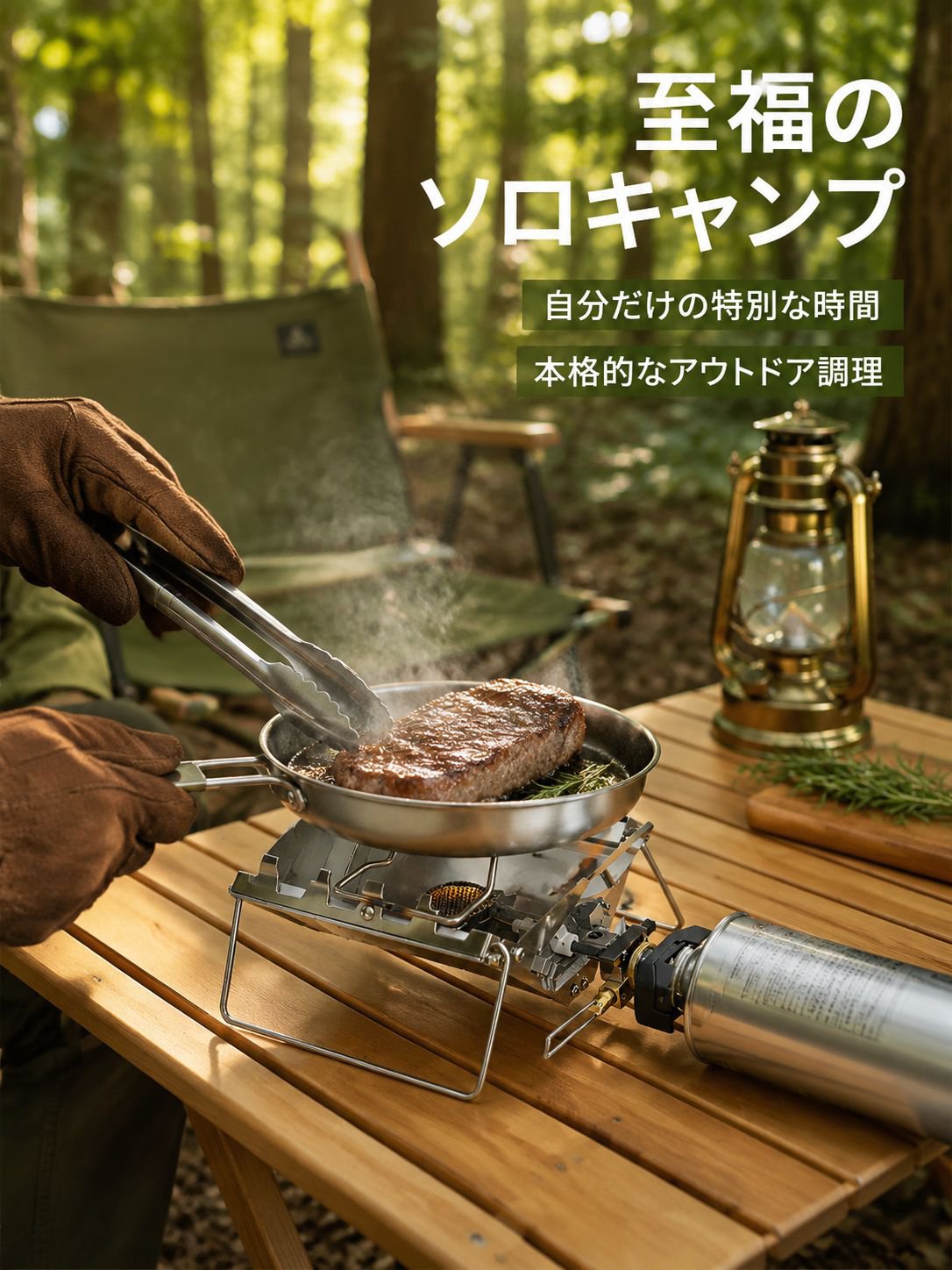 キャンプ用携帯カード型ピクニックストーブ
