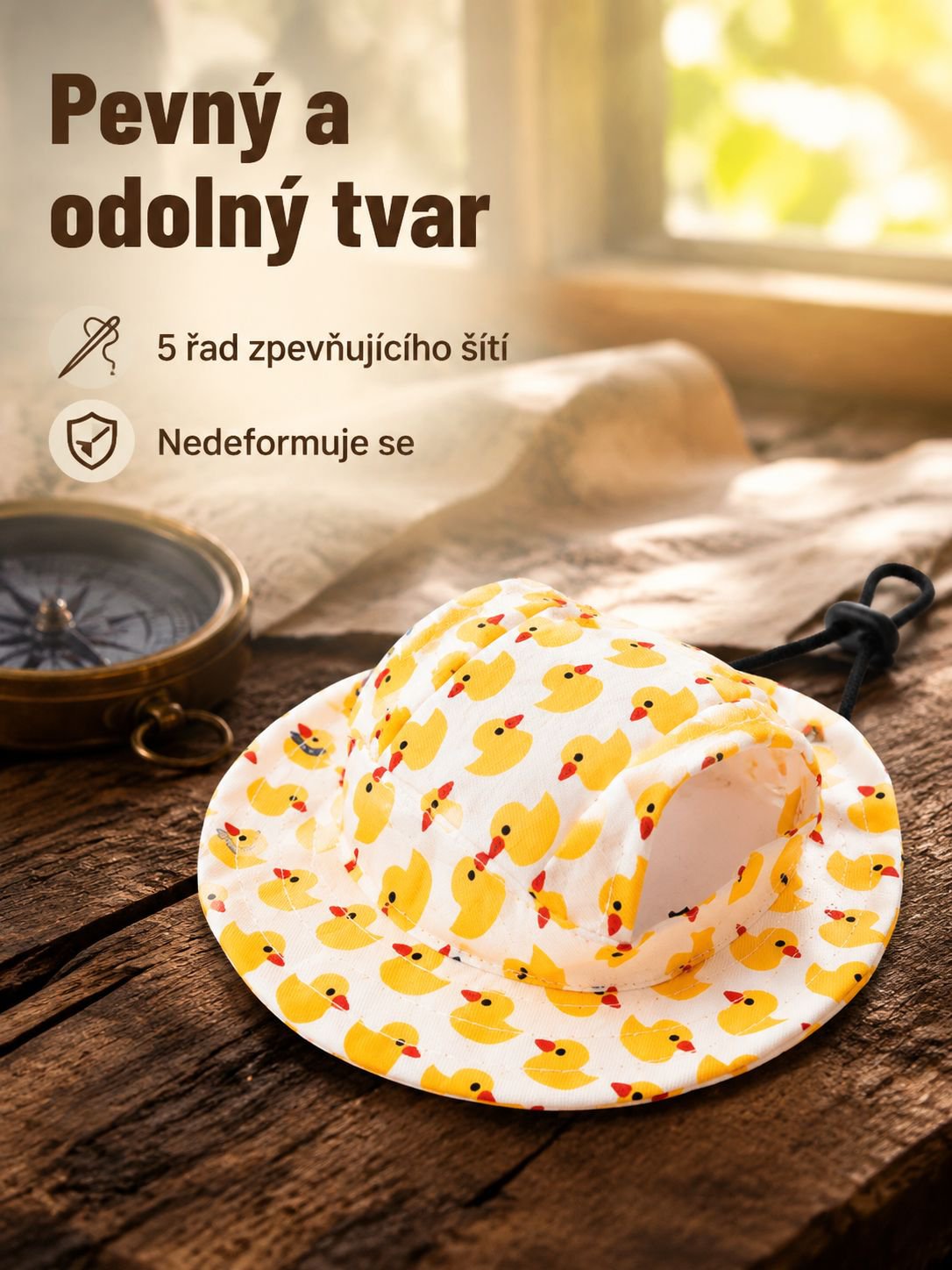 Mini kovbojský klobouk pro domácí mazlíčky