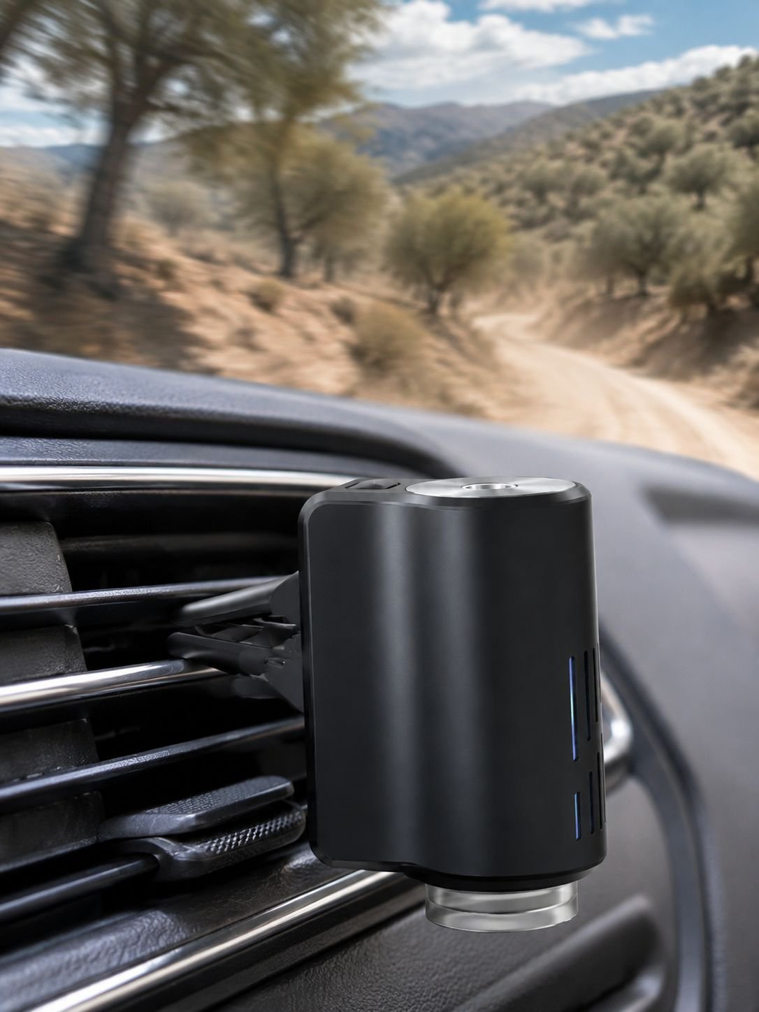 Máquina de aromaterapia para automóvil con salida de aire inteligente, difusor automático de aleació