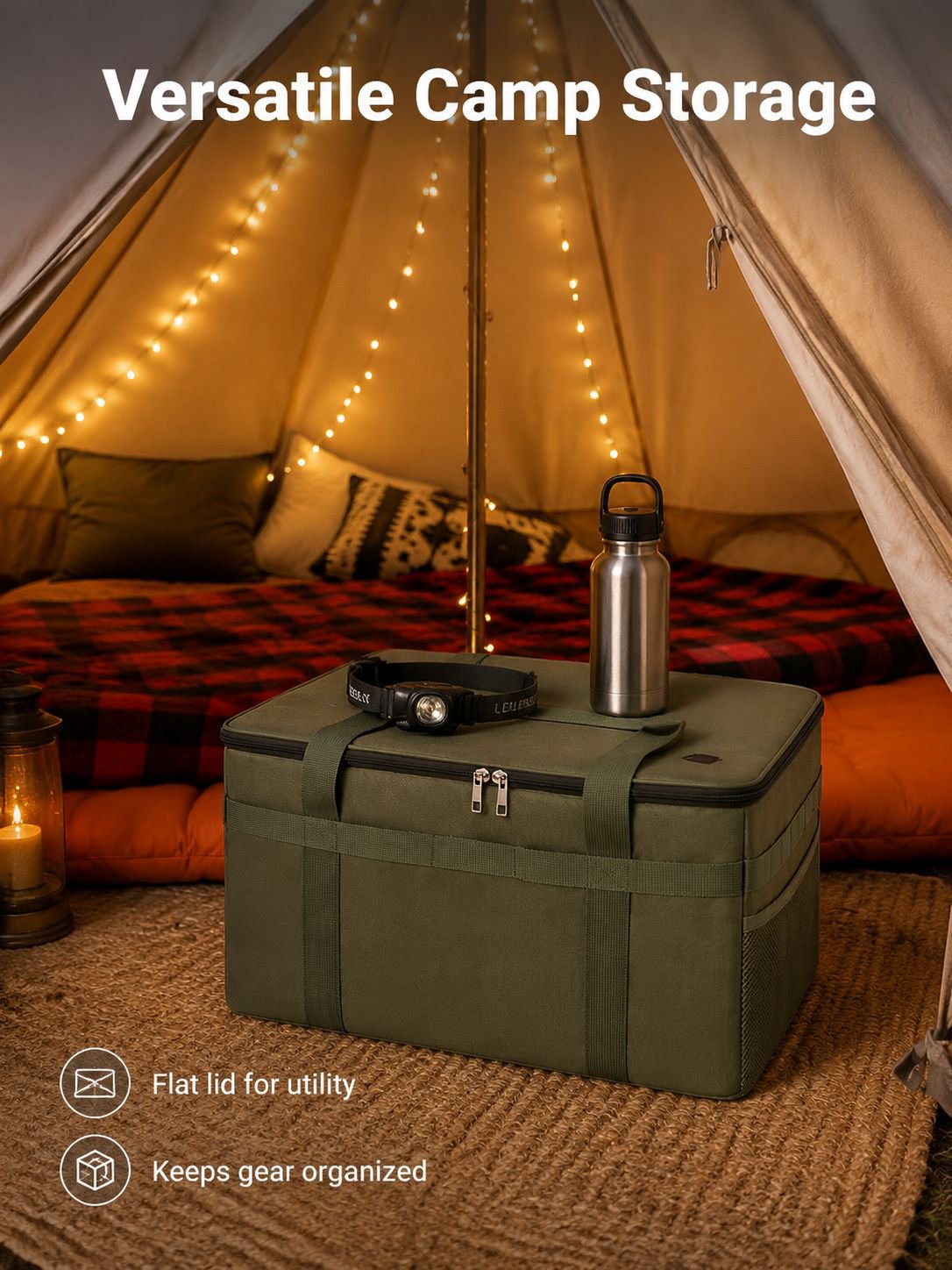 Efficient camping storage solution for outdoor adventures