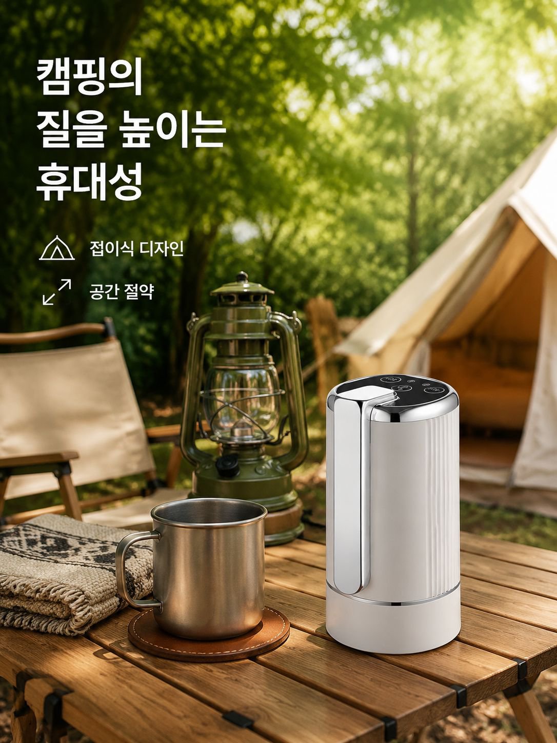 가정용 접이식 전기 워터 펌프