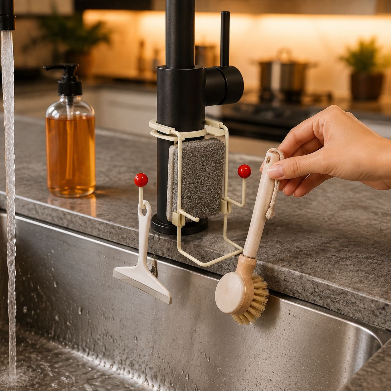 JMY - Kitchen Faucet Under-Rack
