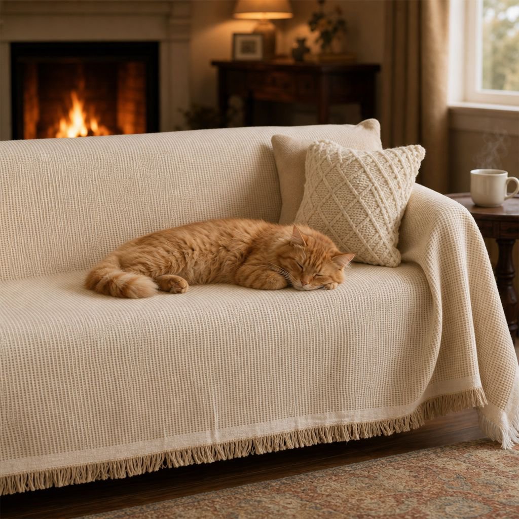 Sofa Blanket Full Cover Cotton Yarn Universal Sofa Cover