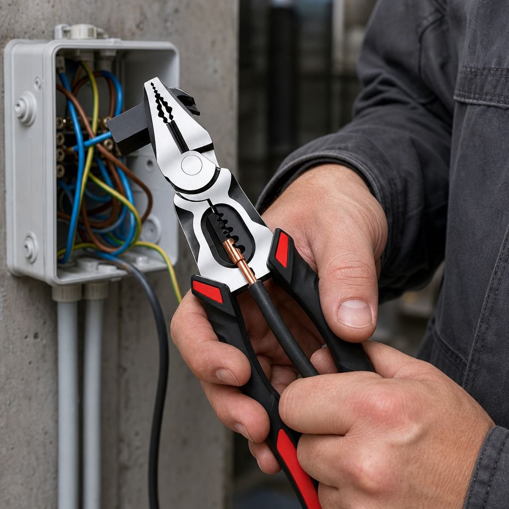 All-in-One Drahtabisolierzange mit Hammerkopf, Spezialwerkzeug für Elektriker