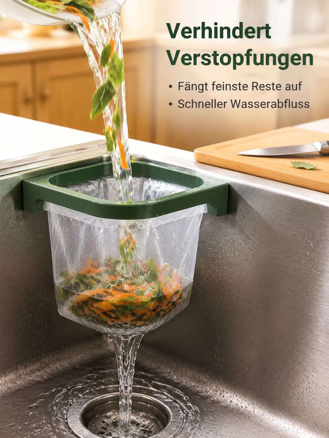 Spülbecken-Abflussfilter, Küchenabfluss-Sieb