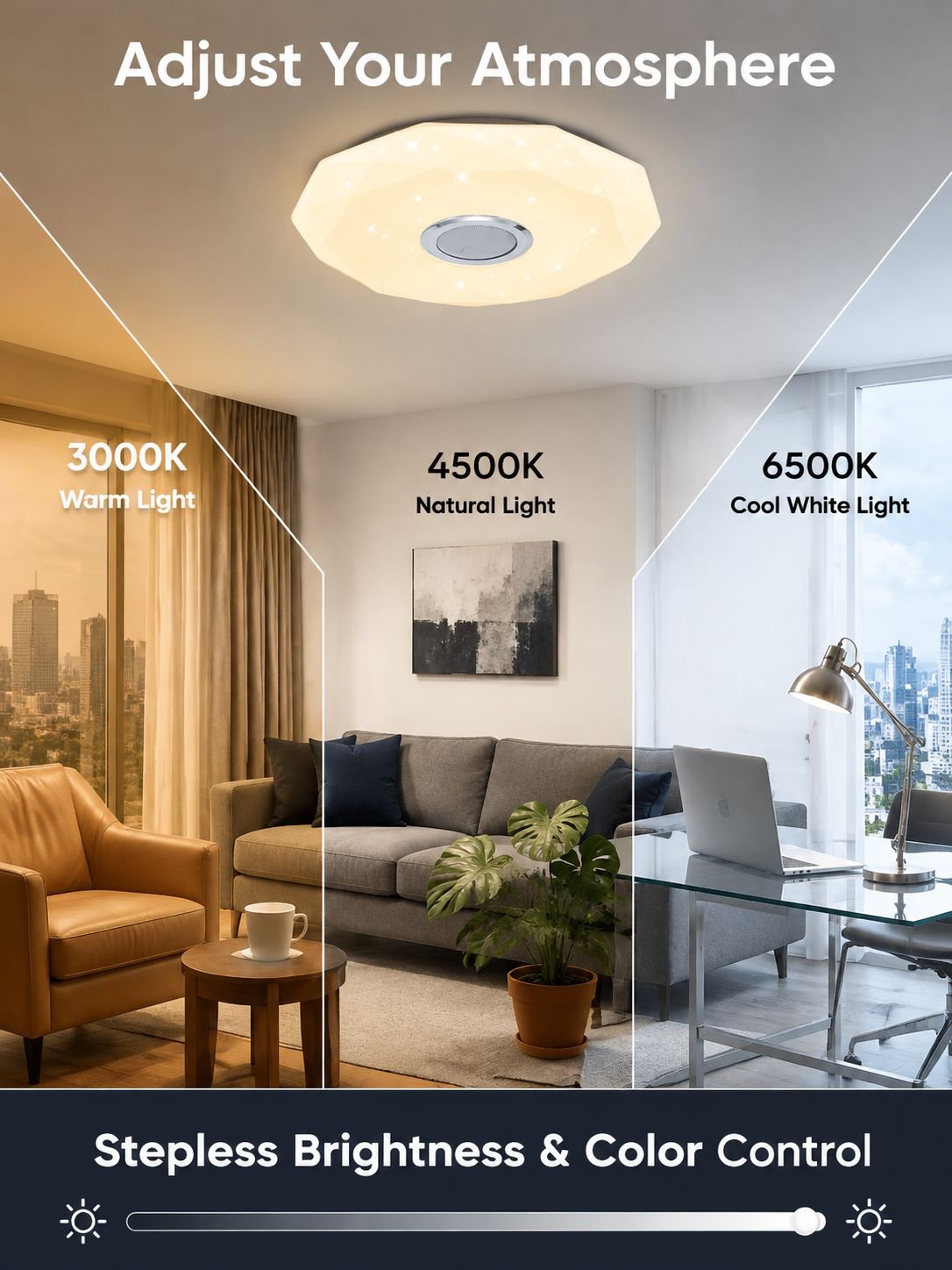 Multifunctional Smart Ceiling Fixture