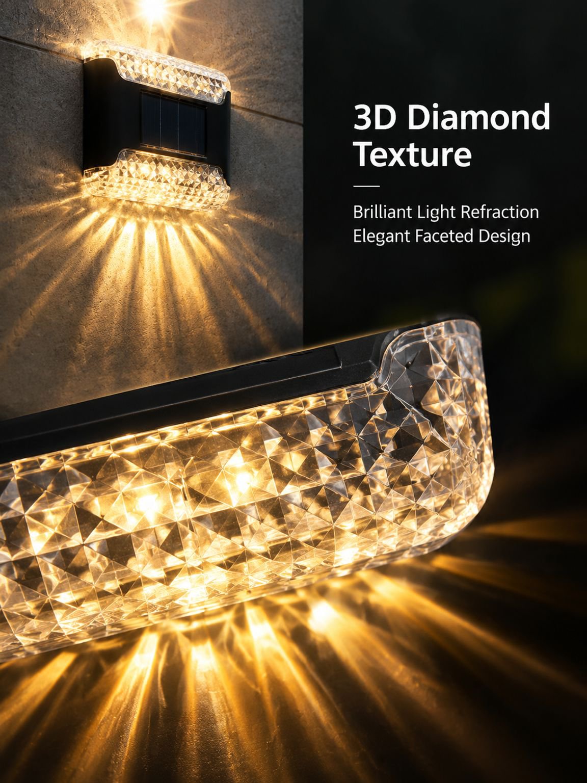Waterproof outdoor solar landscape lights