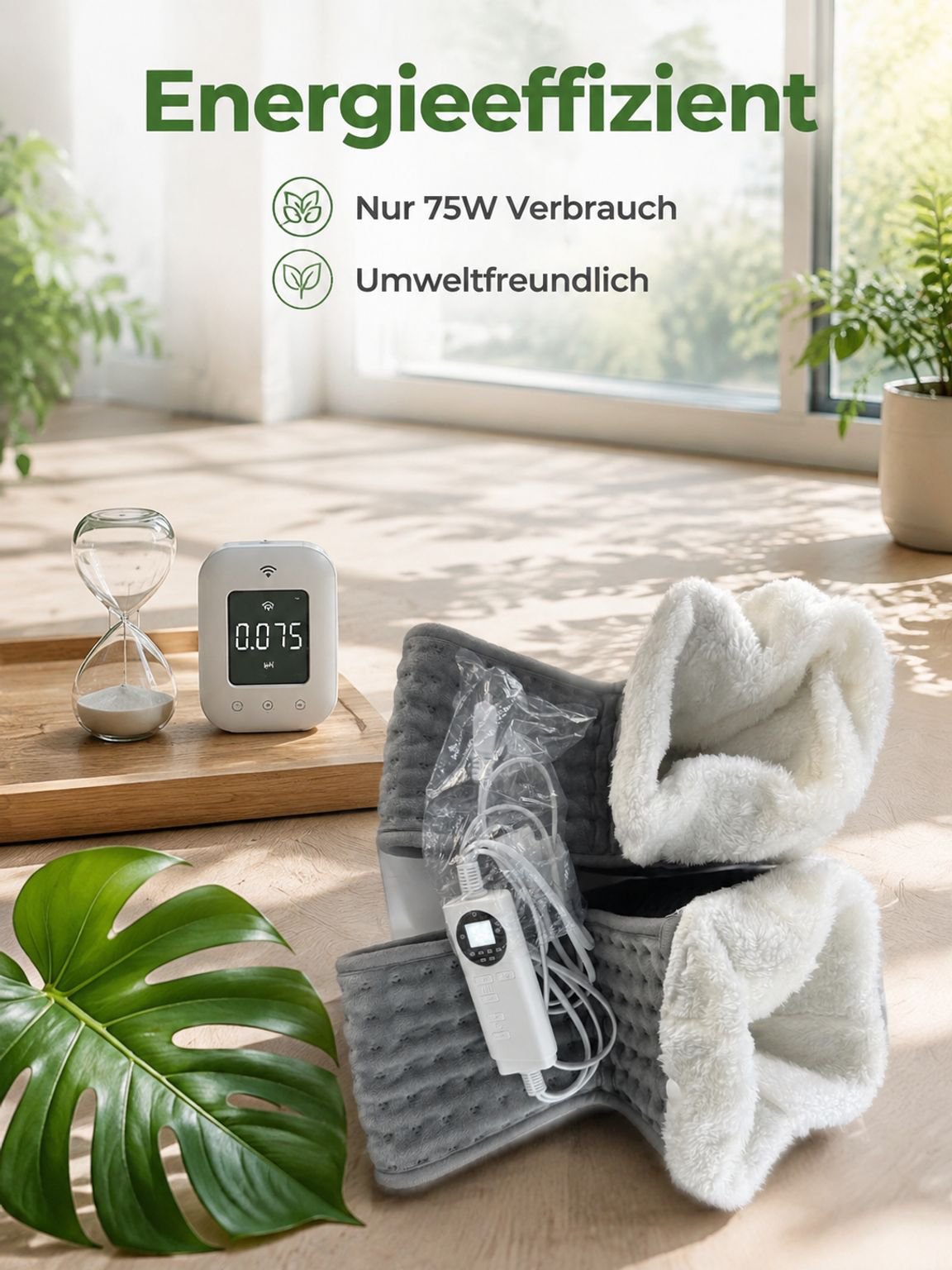 Elektrischer Fußwärmer (Split-Typ), elektrischer Schuhwärmer zum Einstecken, elektrische Decke fürs 