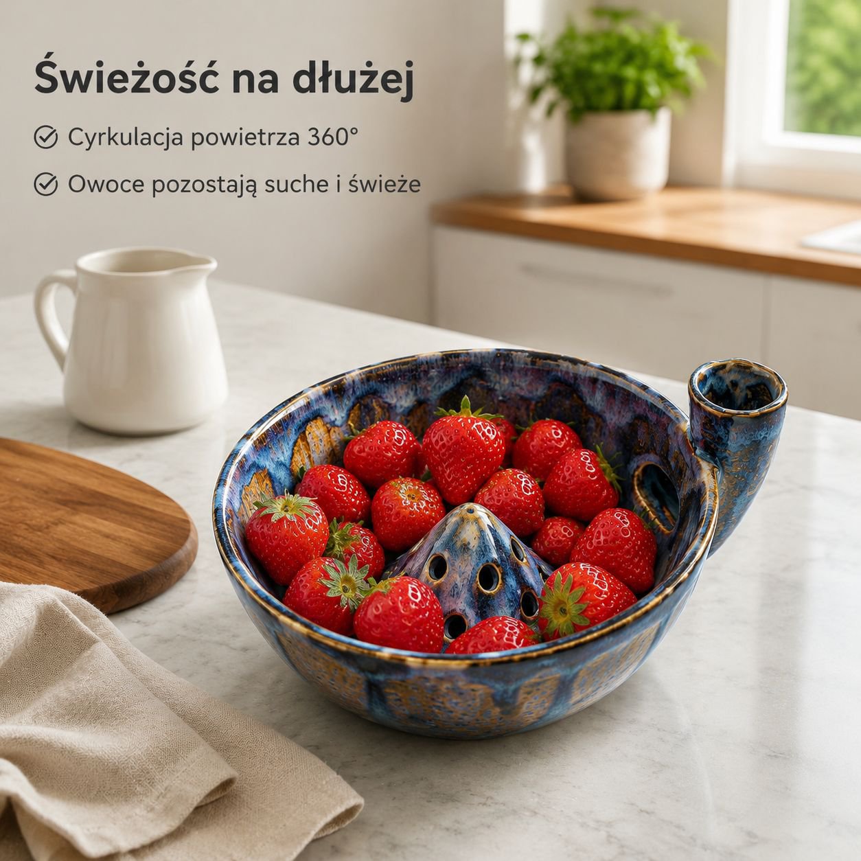 Ceramiczny kosz na owoce