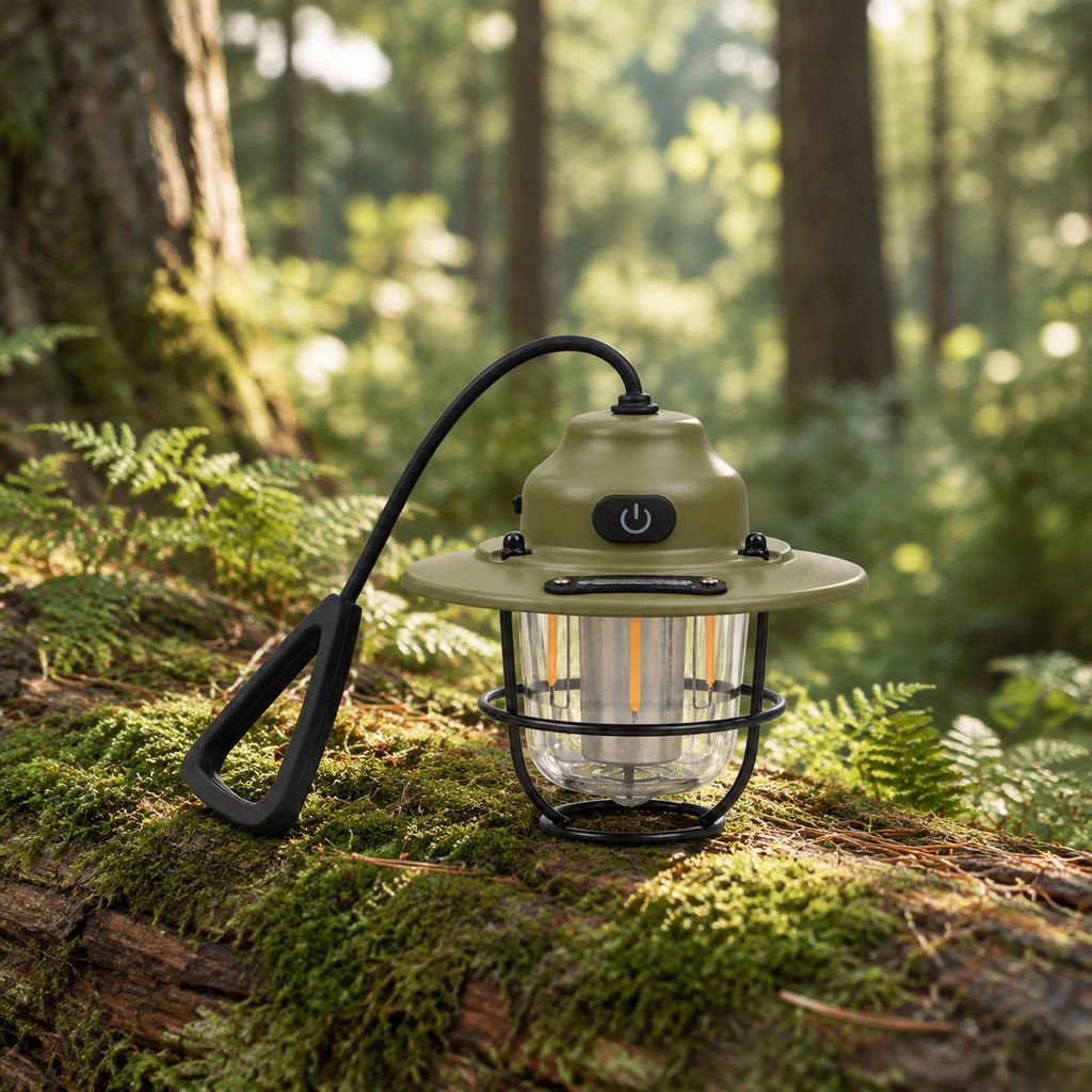 Tragbare Camping-Kiefernzapfen-Lampe Hohe Leuchtleistung für Außenbeleuchtung