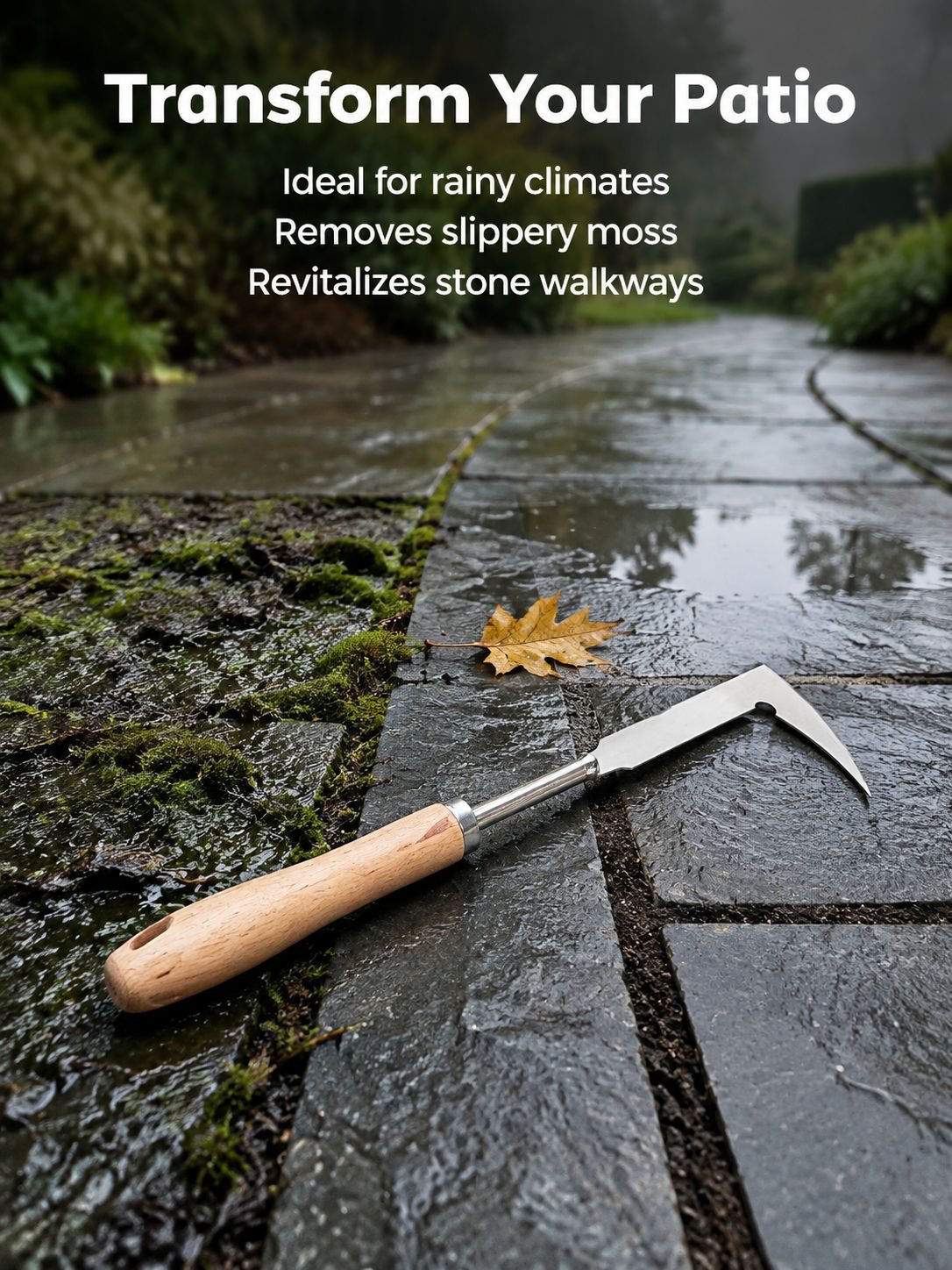 Durable steel construction of multifunctional weed remover