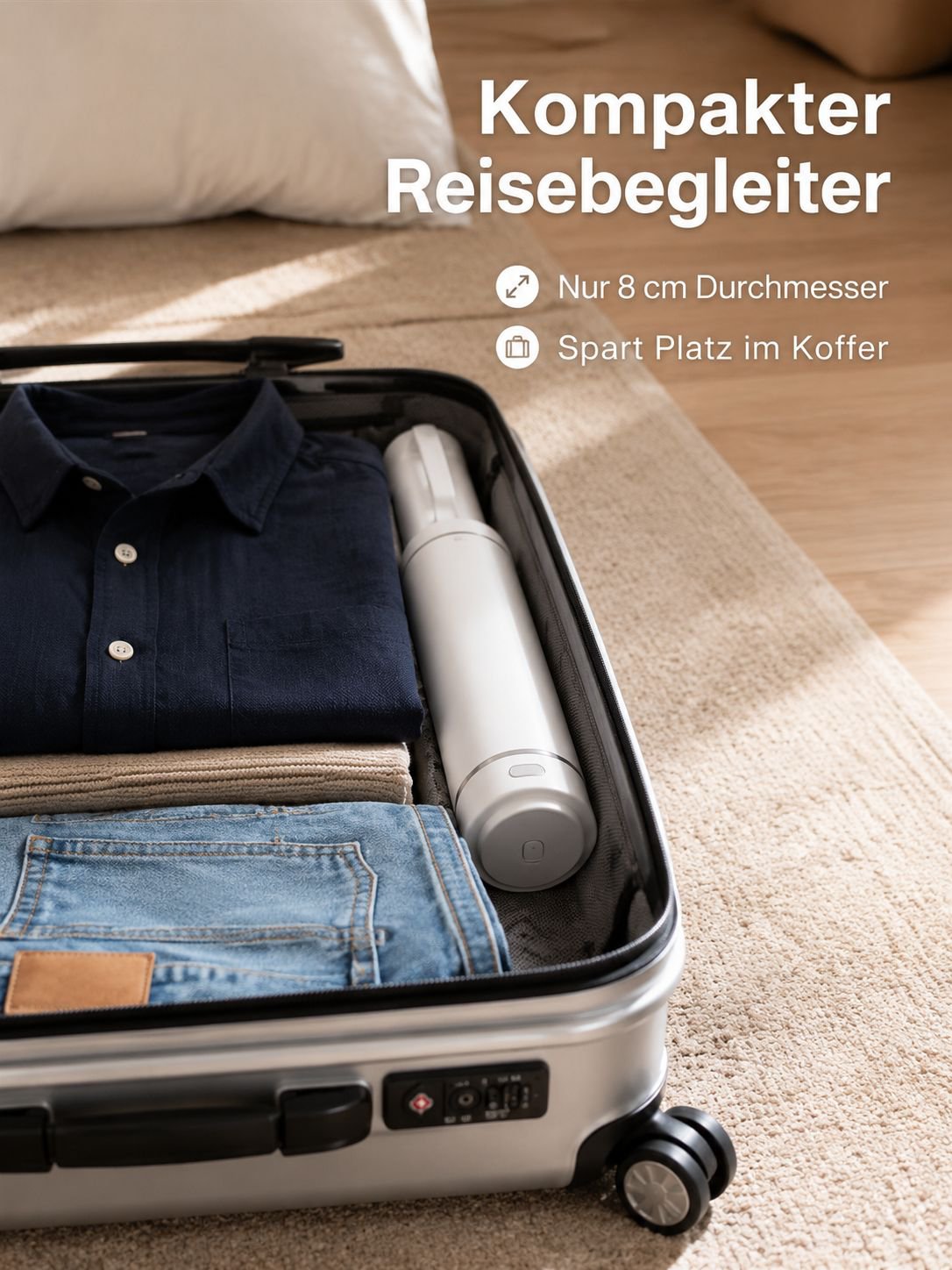 SAST Tragbarer Wasserkocher, Mini-Wasserkocher für Studentenwohnheime, Reisen und Geschäftsreisen, E
