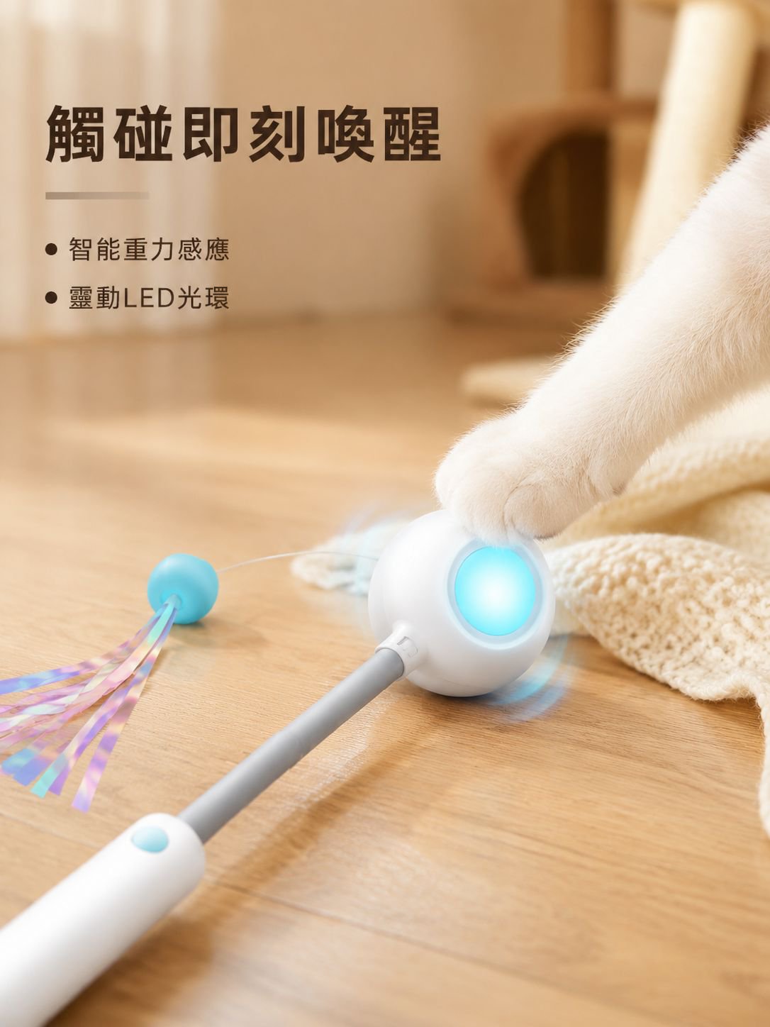 貓貓智能重力逗貓球