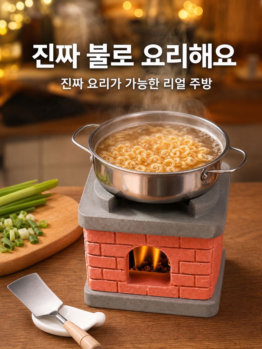 어린이 원목 주방 놀이 세트