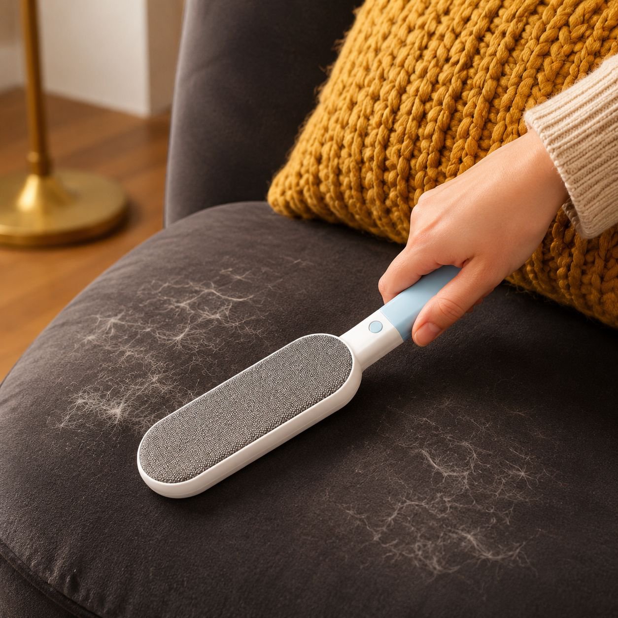 Household Sofa Dust Cleaning Brush Double-Sided Lint Remover