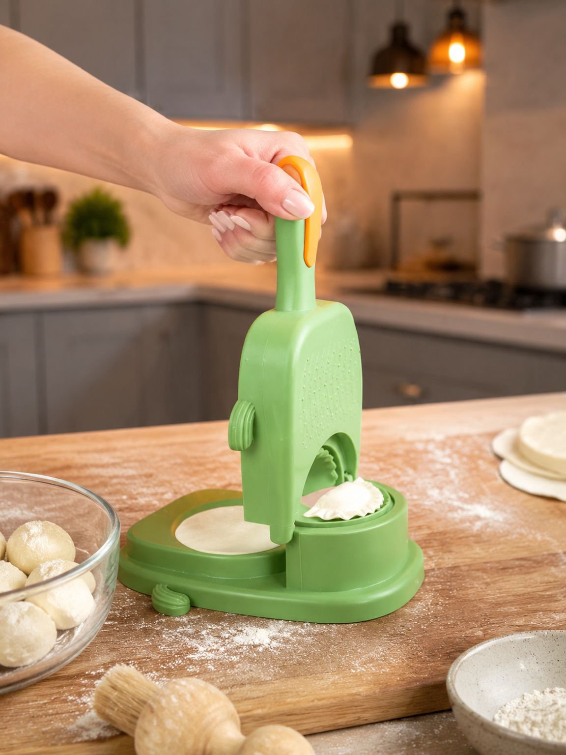 Quick Dumpling Press and Rolling Mould