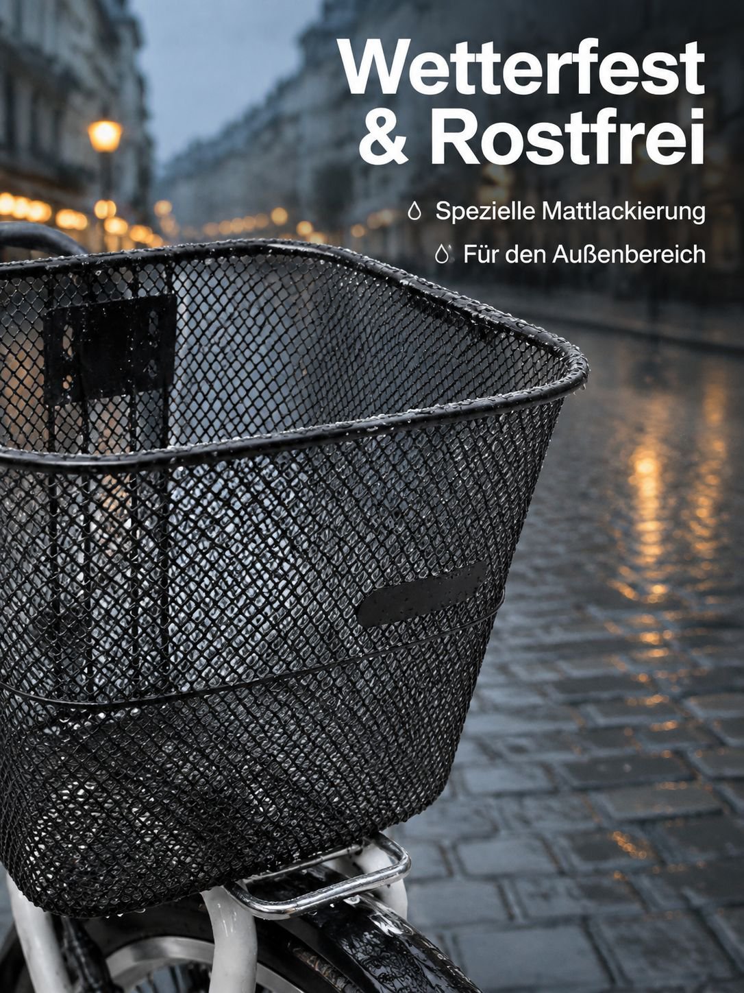 Universeller Metall-Fahrradkorb für 20/22/24/26 Zoll Fahrräder