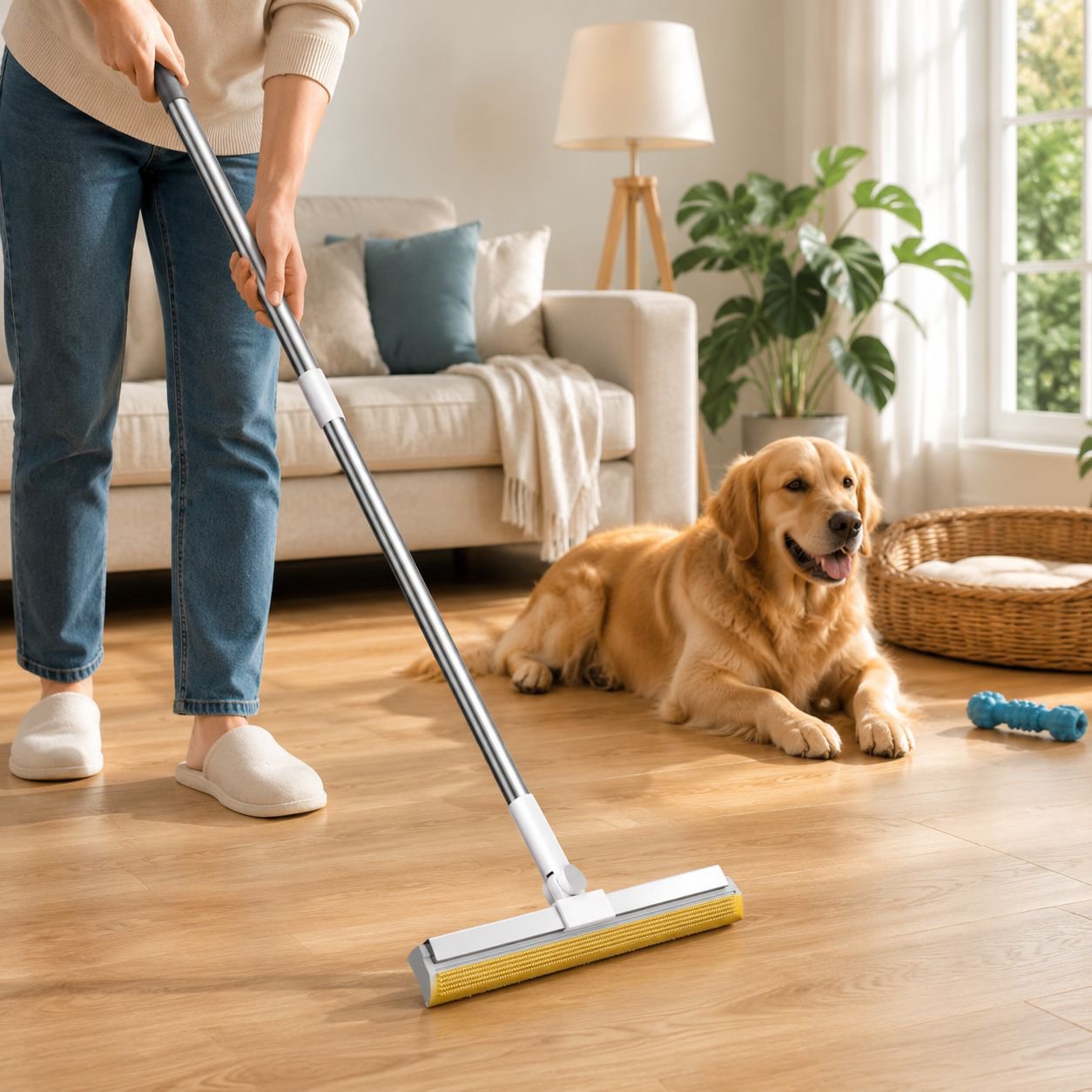 High-Quality Rubber Broom Head for household cleaning