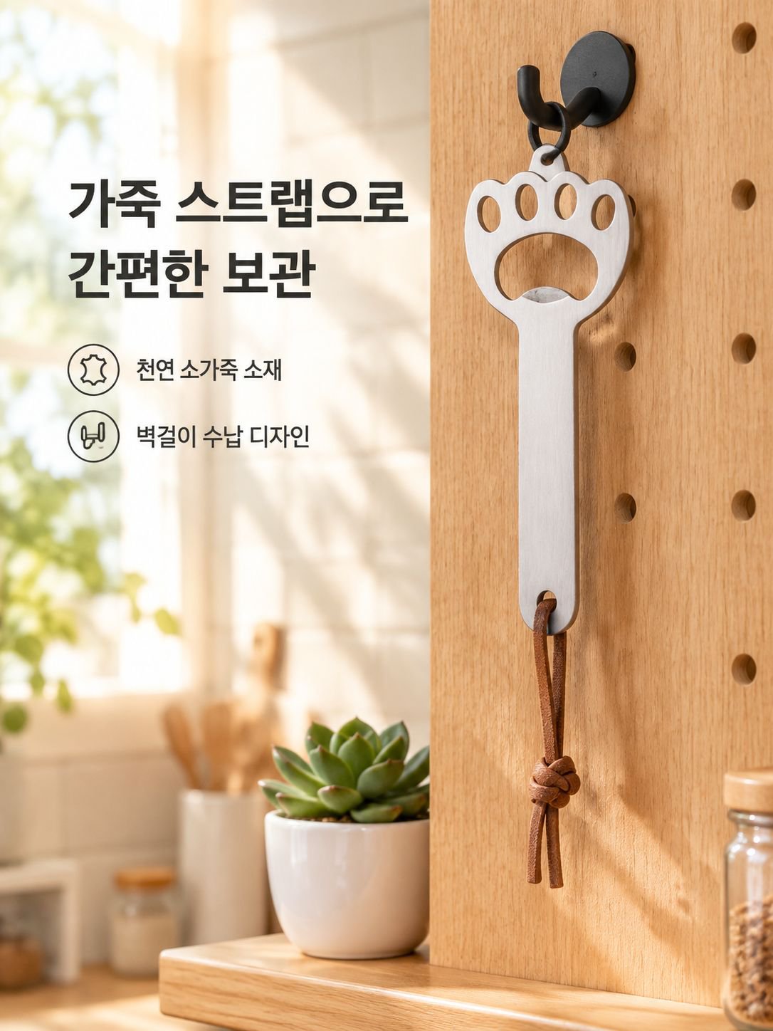 가정용 나무 병따개
